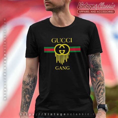 gucci 100 cotton t-shirt|Gucci gang shirt amazon.